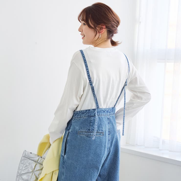 フロントジップデザインデニムサロペット | coen【women】 | 詳細画像13 