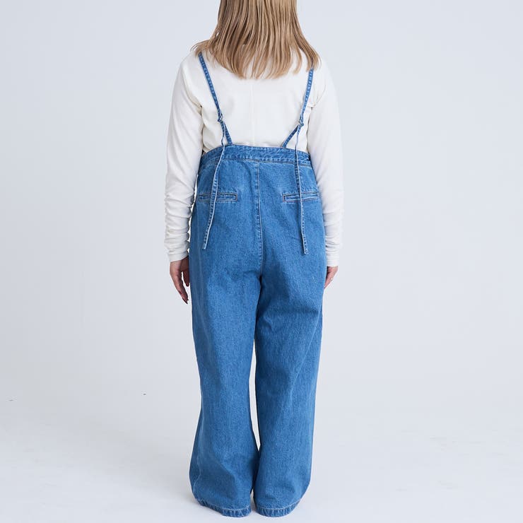 フロントジップデザインデニムサロペット | coen【women】 | 詳細画像17 