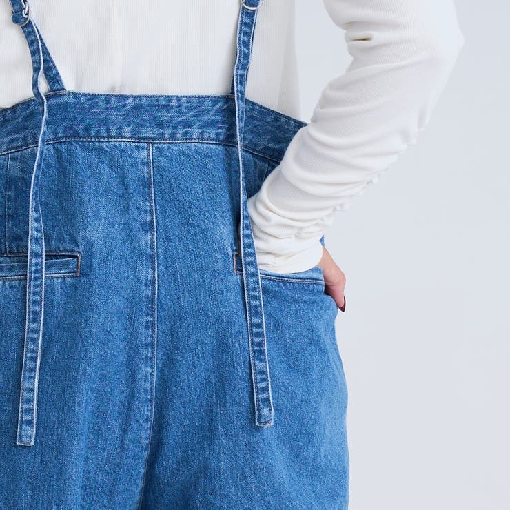 フロントジップデザインデニムサロペット | coen【women】 | 詳細画像22 