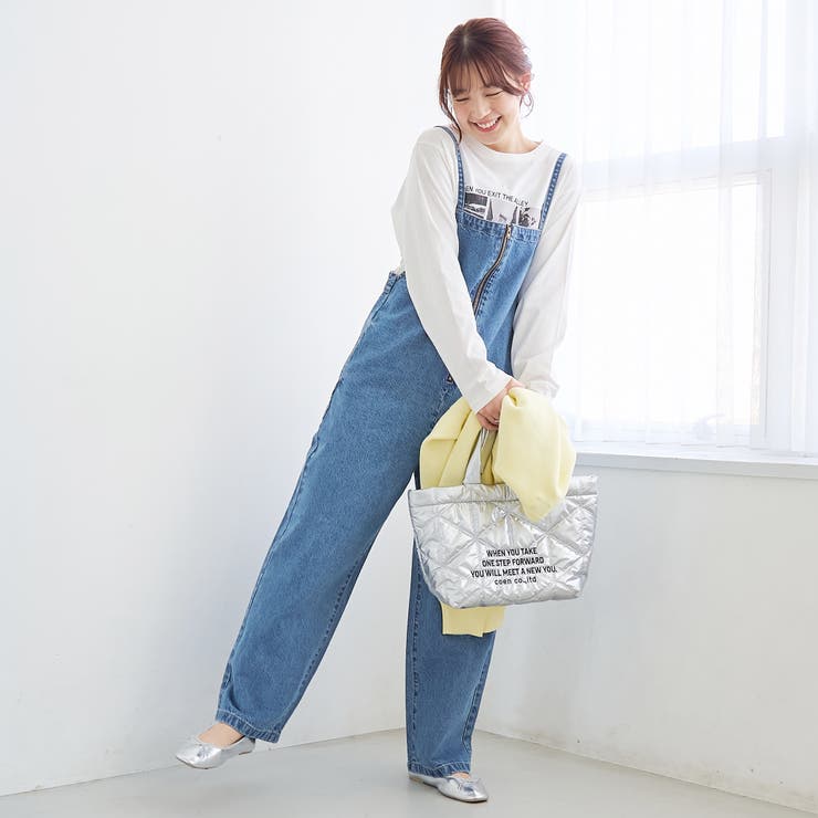 フロントジップデザインデニムサロペット | coen【women】 | 詳細画像8 