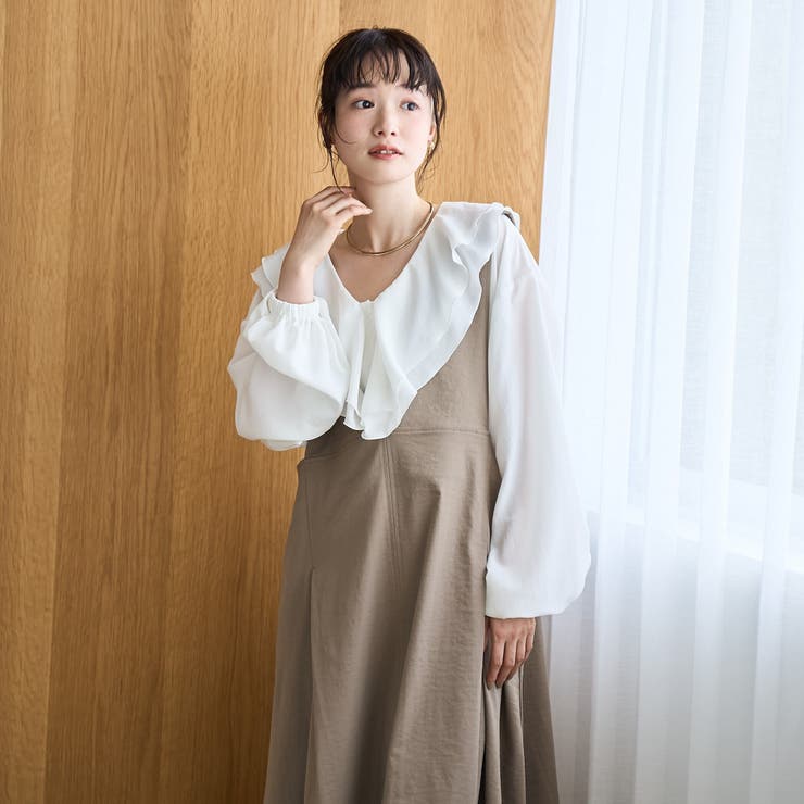 ポリツイルAラインジャンスカ | coen【women】 | 詳細画像16 