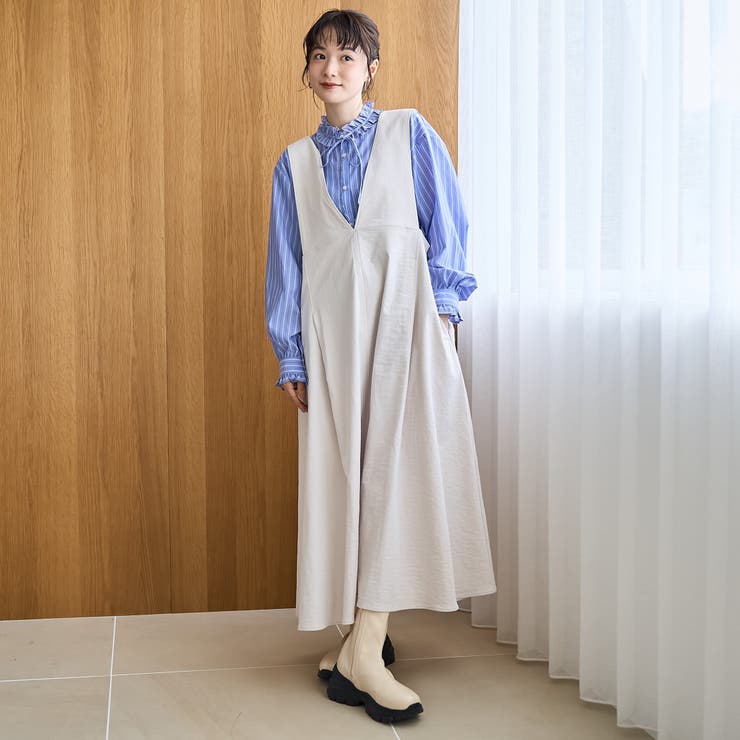 ポリツイルAラインジャンスカ | coen【women】 | 詳細画像2 