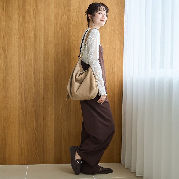 ポリツイルサロペット | coen【women】 | 詳細画像8 