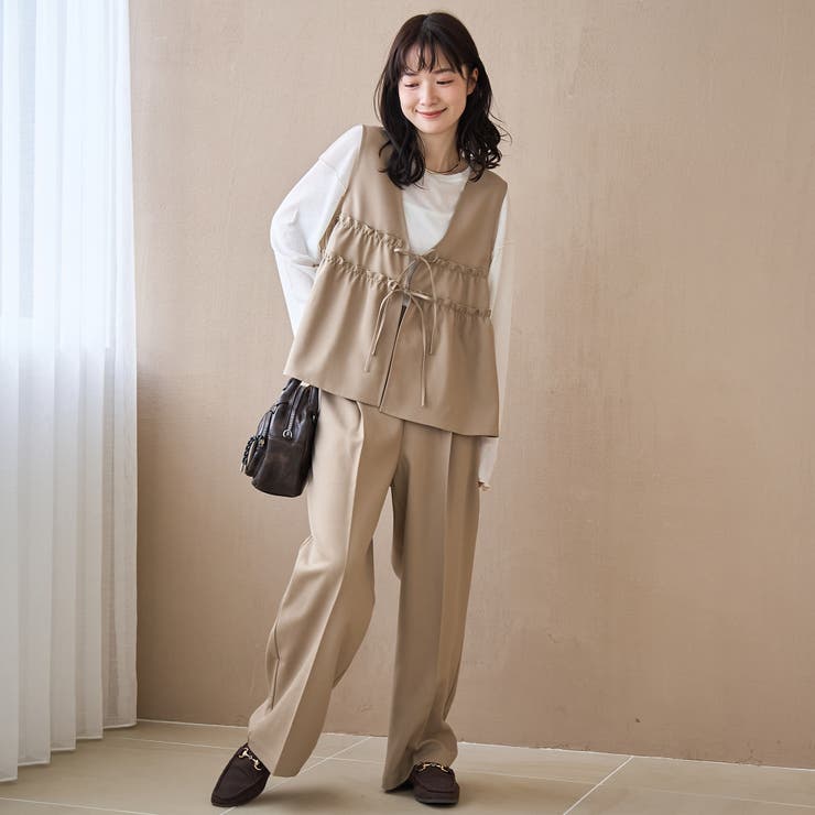 【セットアイテム】リネンライク ビスチェセットアップ | coen【women】 | 詳細画像2 