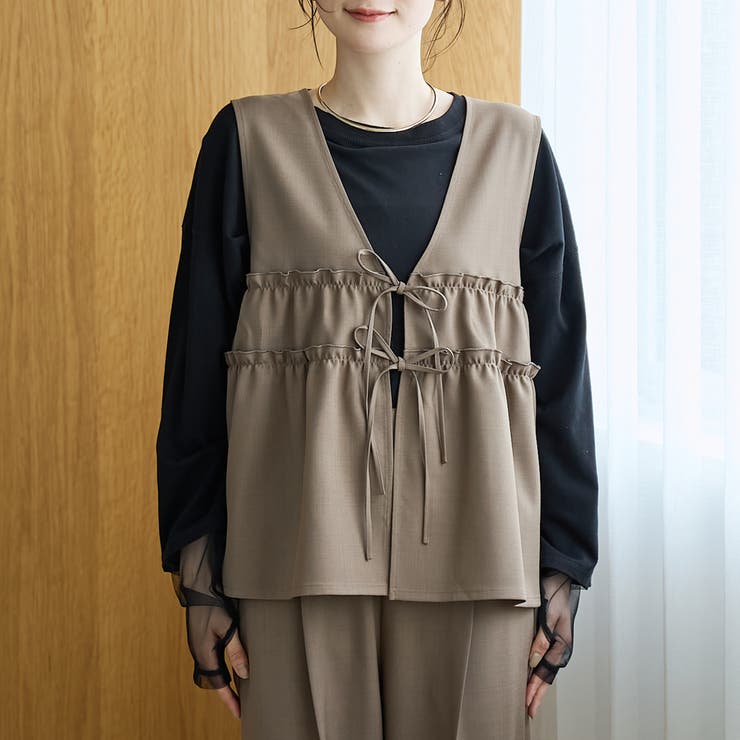 【セットアイテム】リネンライク ビスチェセットアップ | coen【women】 | 詳細画像25 