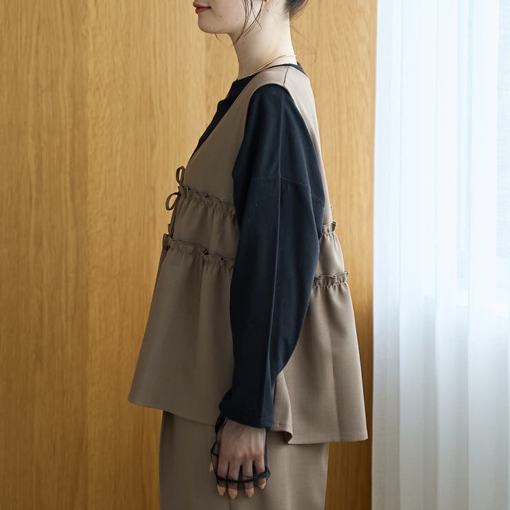 【セットアイテム】リネンライク ビスチェセットアップ | coen【women】 | 詳細画像26 