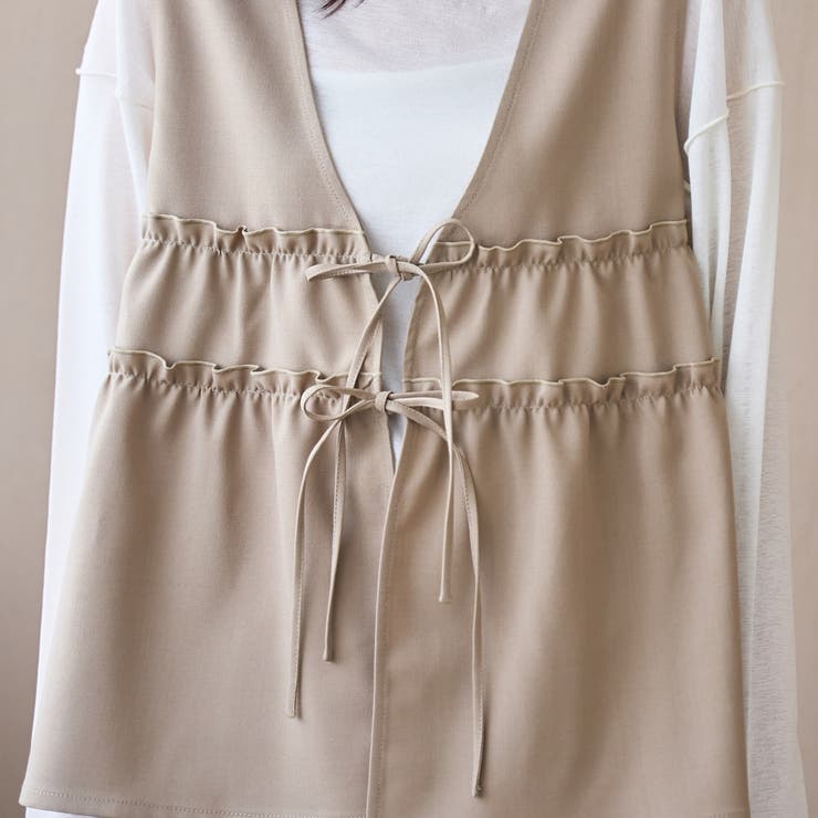 【セットアイテム】リネンライク ビスチェセットアップ | coen【women】 | 詳細画像6 
