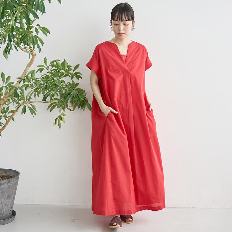 【MARKET（マーケット）】スキッパーフレンチスリーブワンピース | coen【women】 | 詳細画像12 