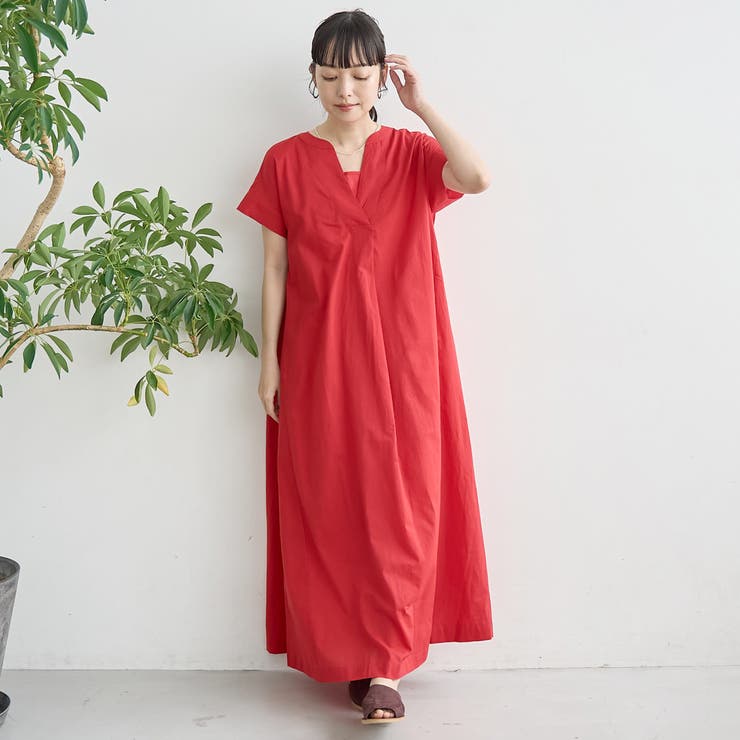 【MARKET（マーケット）】スキッパーフレンチスリーブワンピース | coen【women】 | 詳細画像14 