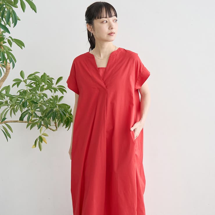 【MARKET（マーケット）】スキッパーフレンチスリーブワンピース | coen【women】 | 詳細画像15 