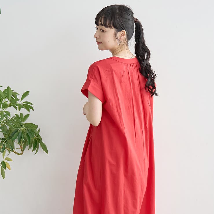 【MARKET（マーケット）】スキッパーフレンチスリーブワンピース | coen【women】 | 詳細画像17 