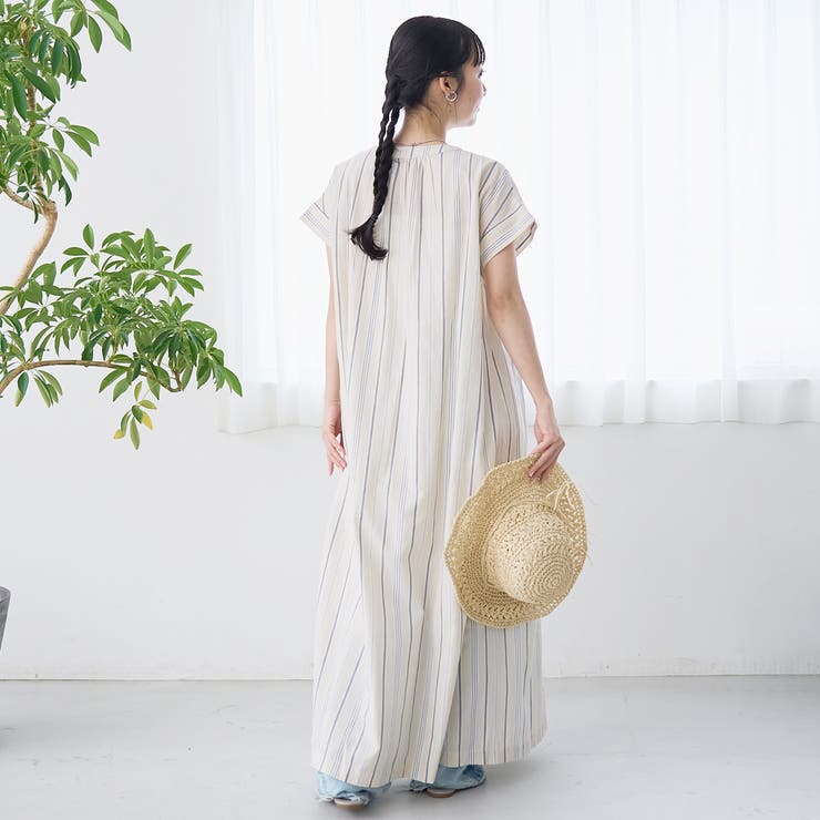 【MARKET（マーケット）】スキッパーフレンチスリーブワンピース | coen【women】 | 詳細画像21 