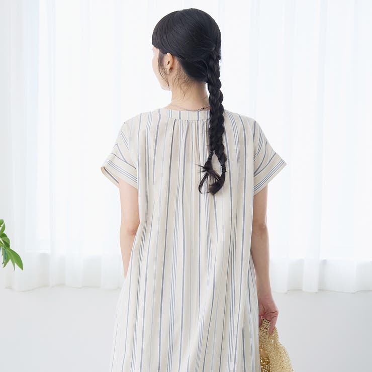 【MARKET（マーケット）】スキッパーフレンチスリーブワンピース | coen【women】 | 詳細画像24 