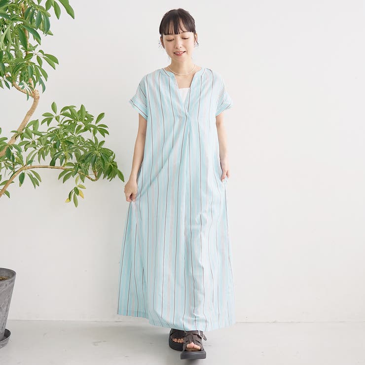 【MARKET（マーケット）】スキッパーフレンチスリーブワンピース | coen【women】 | 詳細画像28 