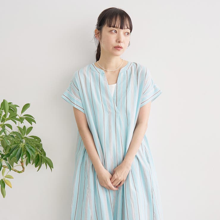 【MARKET（マーケット）】スキッパーフレンチスリーブワンピース | coen【women】 | 詳細画像30 