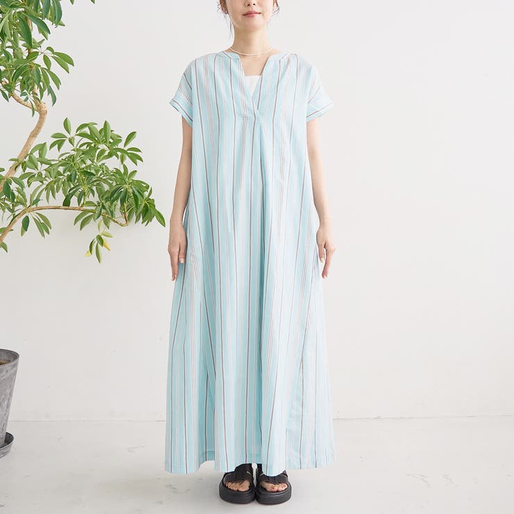 【MARKET（マーケット）】スキッパーフレンチスリーブワンピース | coen【women】 | 詳細画像36 
