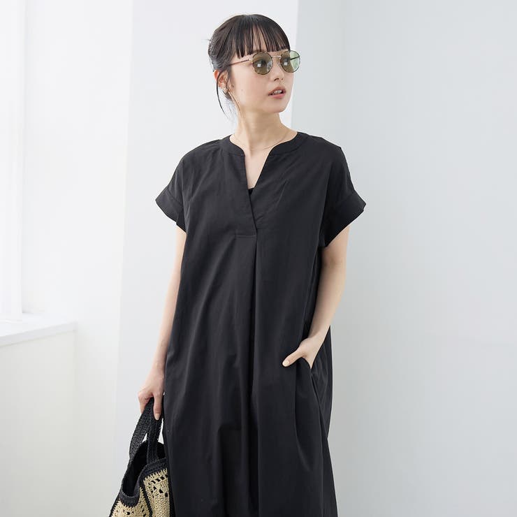 【MARKET（マーケット）】スキッパーフレンチスリーブワンピース | coen【women】 | 詳細画像5 