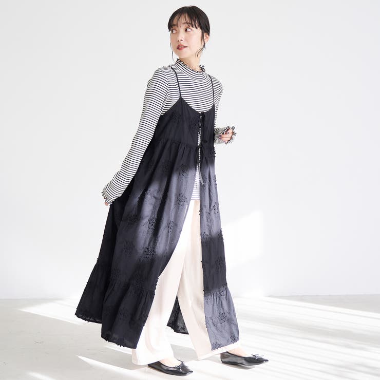 3Dフラワー刺繍 キャミワンピース | coen【women】 | 詳細画像2 