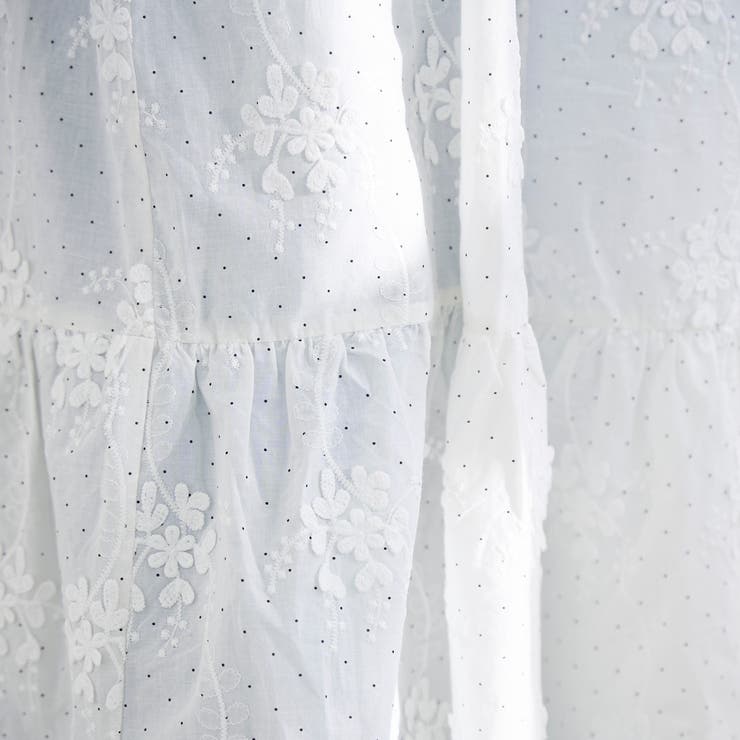 3Dフラワー刺繍 キャミワンピース（ドット柄） | coen【women】 | 詳細画像10 