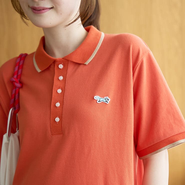 Penneys（ぺニーズ）別注】配色ライン ティアードポロ襟ワンピース
