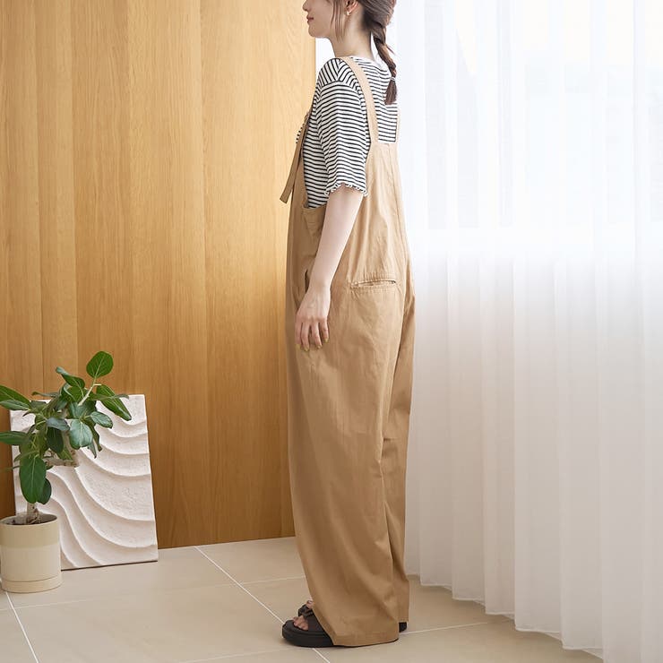 コットンリップストップサロペット | coen【women】 | 詳細画像18 