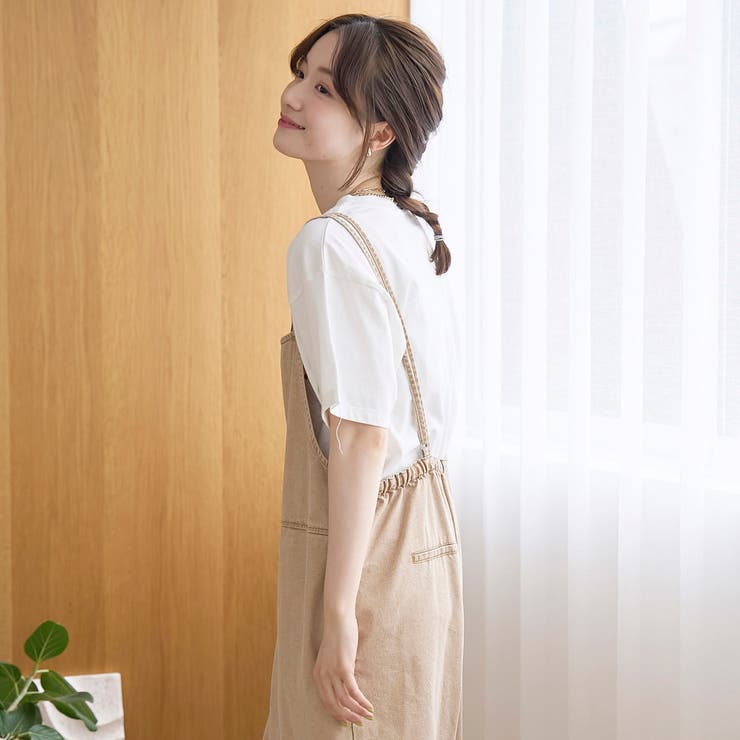 コットンレーヨンデニムサロペット | coen【women】 | 詳細画像11 