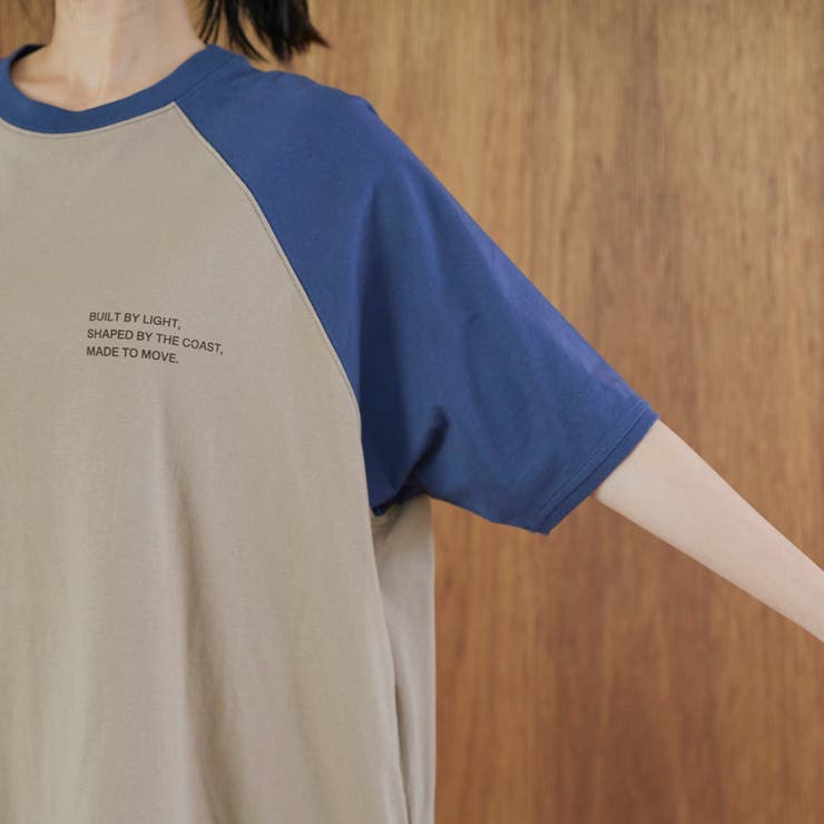 【汗染み軽減】アソートナンバリングロゴプリント ラグランTシャツワンピース | coen【women】 | 詳細画像19 
