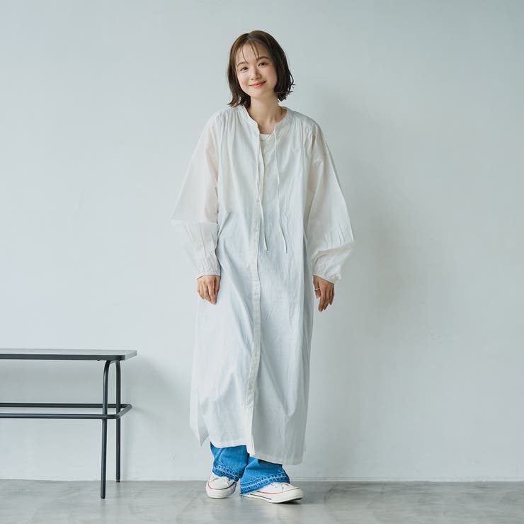 MARKET（マーケット）マエアキギャザー シャツ ワンピース | coen【women】 | 詳細画像12 