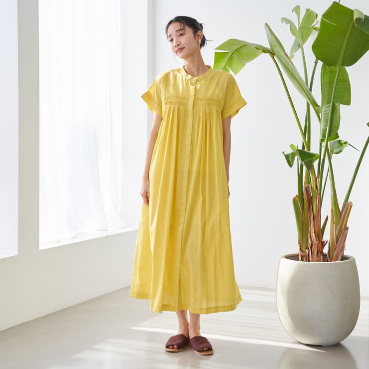 MARKET（マーケット）タック前開きワンピース | coen【women】 | 詳細画像13 