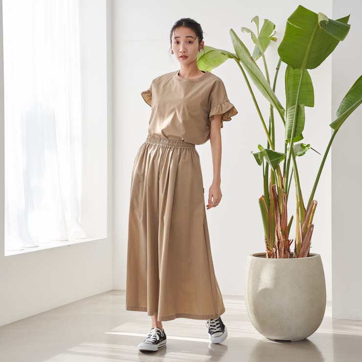 【C.mt】ポーチ付きフリルTEE＆スカート（セットアップ） | coen【women】 | 詳細画像12 