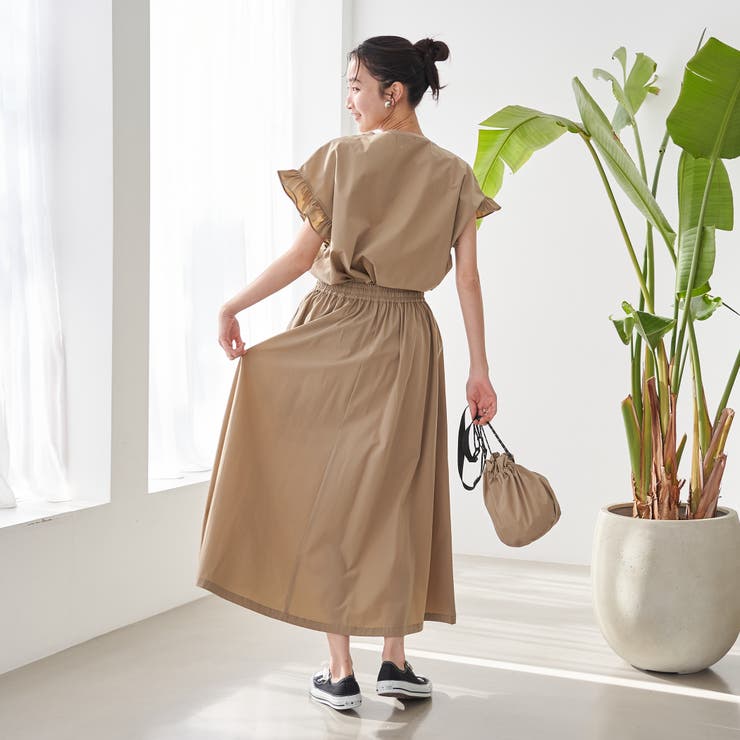 【C.mt】ポーチ付きフリルTEE＆スカート（セットアップ） | coen【women】 | 詳細画像14 