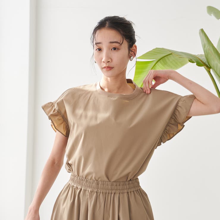 【C.mt】ポーチ付きフリルTEE＆スカート（セットアップ） | coen【women】 | 詳細画像15 