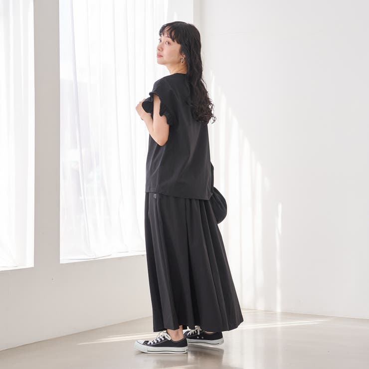 【C.mt】ポーチ付きフリルTEE＆スカート（セットアップ） | coen【women】 | 詳細画像2 