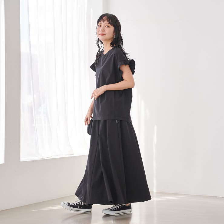 【C.mt】ポーチ付きフリルTEE＆スカート（セットアップ） | coen【women】 | 詳細画像4 