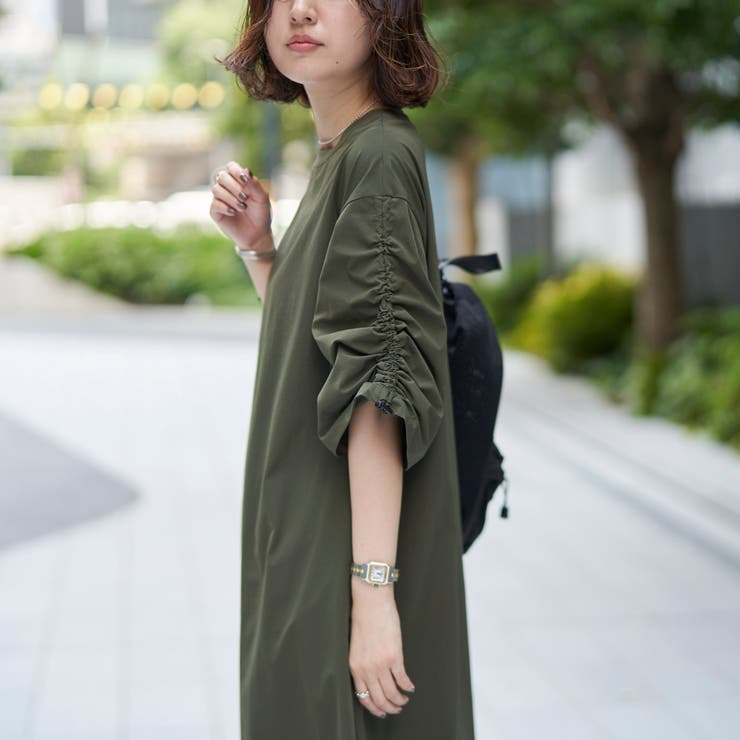 【C.mt】袖ドロストワンピース | coen【women】 | 詳細画像10 