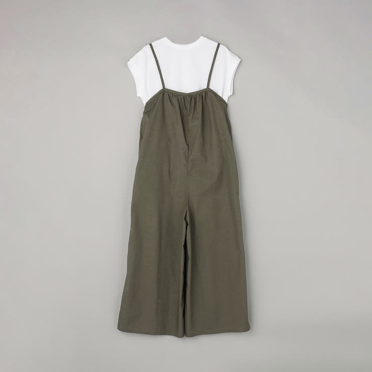 【セットアイテム】フレンチスリーブ Tシャツ＆ギャザーサロペット セット | coen【women】 | 詳細画像34 