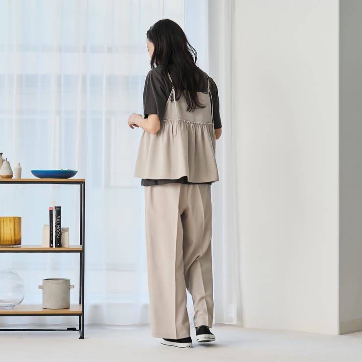 新品　 コットンアコーディオンカップ付きキャミソール 2色セット M 新品 コットンアコーディオンカップ付きキャミソール 2色セット M