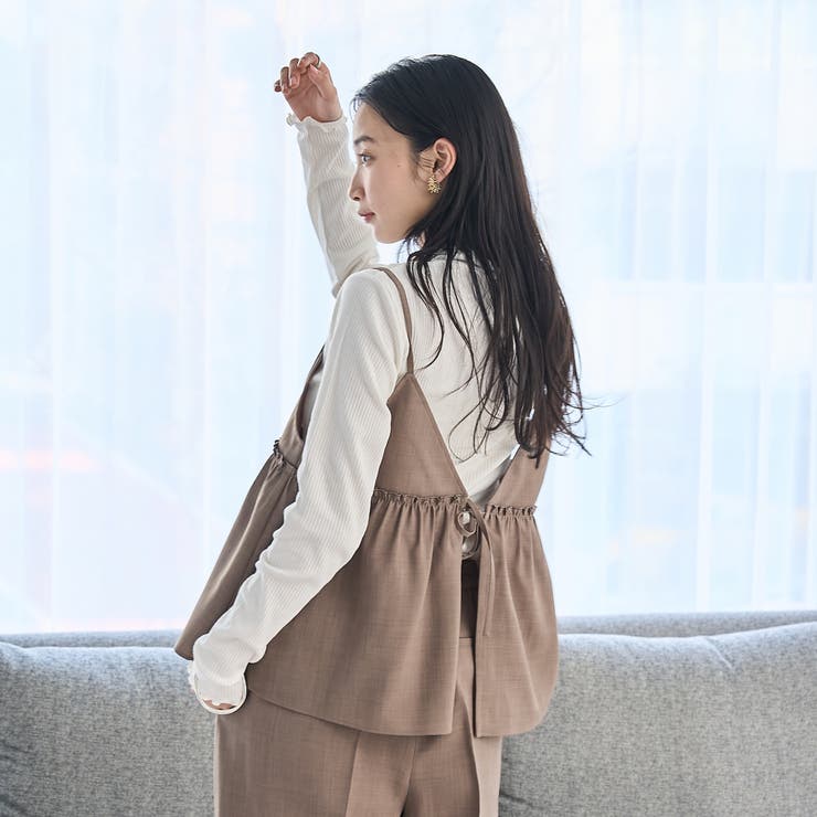 Crea　ロングパンツ、8分袖、カップ付きキャミソール　おまとめ売り C.mt】撥水キャミセットアップ