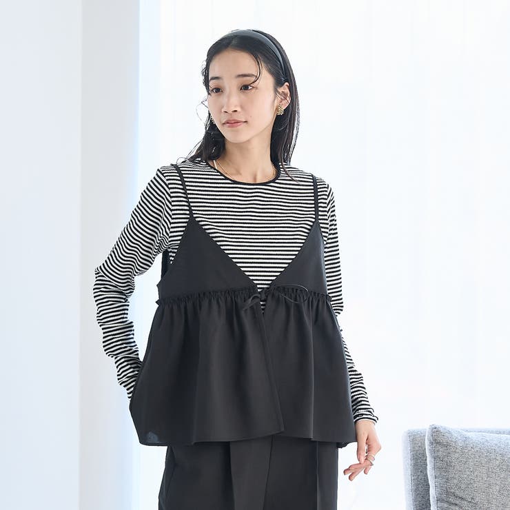 【即日発送】VivienneWestwood コットンリネンミックスキャミソール 即日発送】VivienneWestwood コットンリネンミックスキャミソール