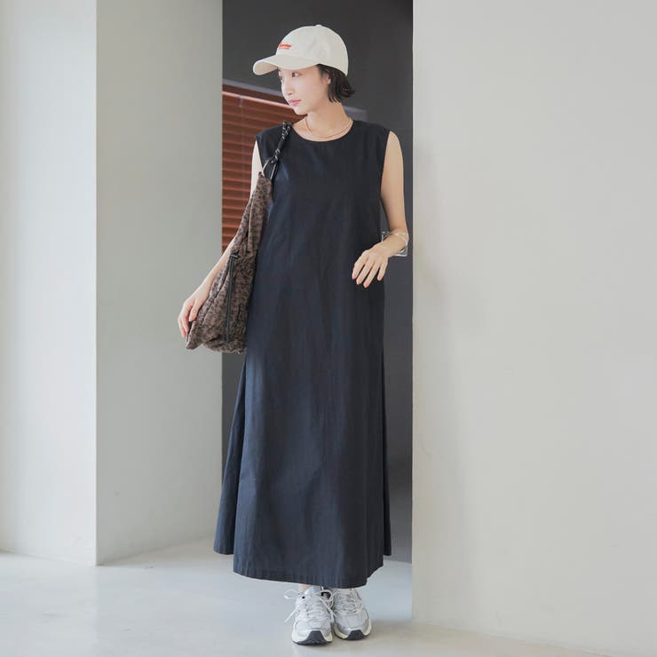 リネンライクフレアワンピース | coen【women】 | 詳細画像1 