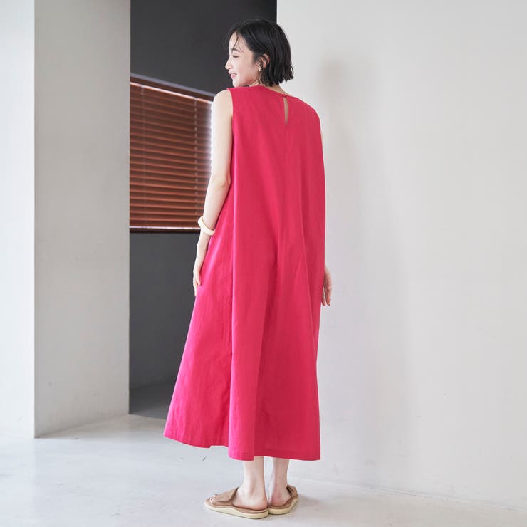 リネンライクフレアワンピース | coen【women】 | 詳細画像14 