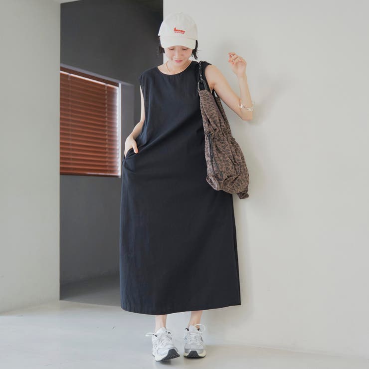 リネンライクフレアワンピース | coen【women】 | 詳細画像6 