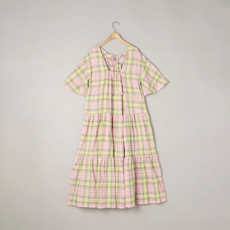 【スザンヌさんコラボ】Suuチェックフレアスリーブワンピース | coen【women】 | 詳細画像10 