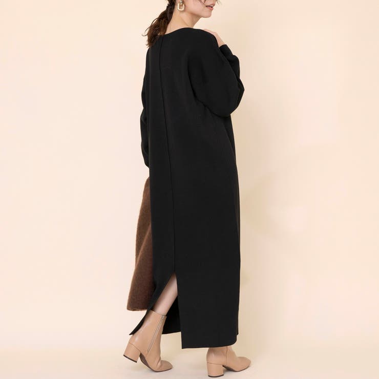 静電気防止機能付き Web限定 ミラノリブロングワンピース 品番 Coew Coen Outlet コーエンアウトレット のレディースファッション通販 Shoplist ショップリスト