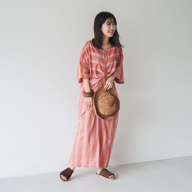 2wayバックツイストストライプワンピース 品番 Coew Coen Women コーエン のレディースファッション通販 Shoplist ショップリスト
