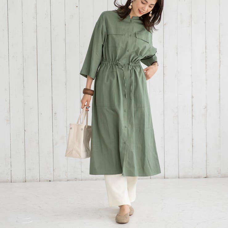 ヨクバリネン ミニヘリンボーンシャツワンピース 品番 Coew Coen Women コーエン のレディースファッション通販 Shoplist ショップリスト