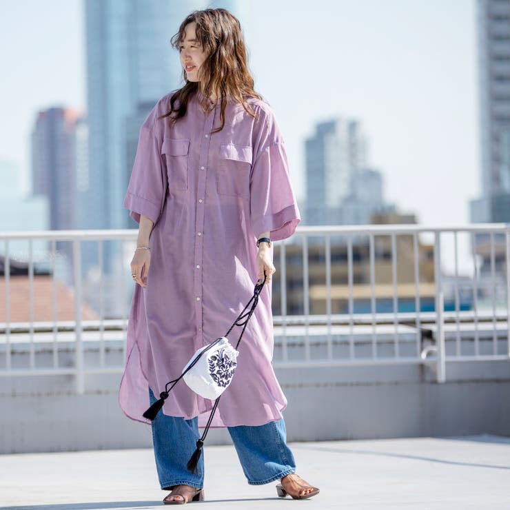 シアーロングシャツワンピース 品番 Coew Coen Outlet コーエン アウトレット のレディースファッション通販 Shoplist ショップリスト