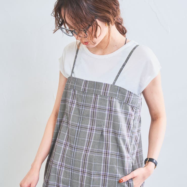 【2セットアイテム】Tシャツ×キャミサロペット[品番：COEW0003173]｜coen【women】（コーエン）のレディースファッション通販｜SHOPLIST（ショップリスト）