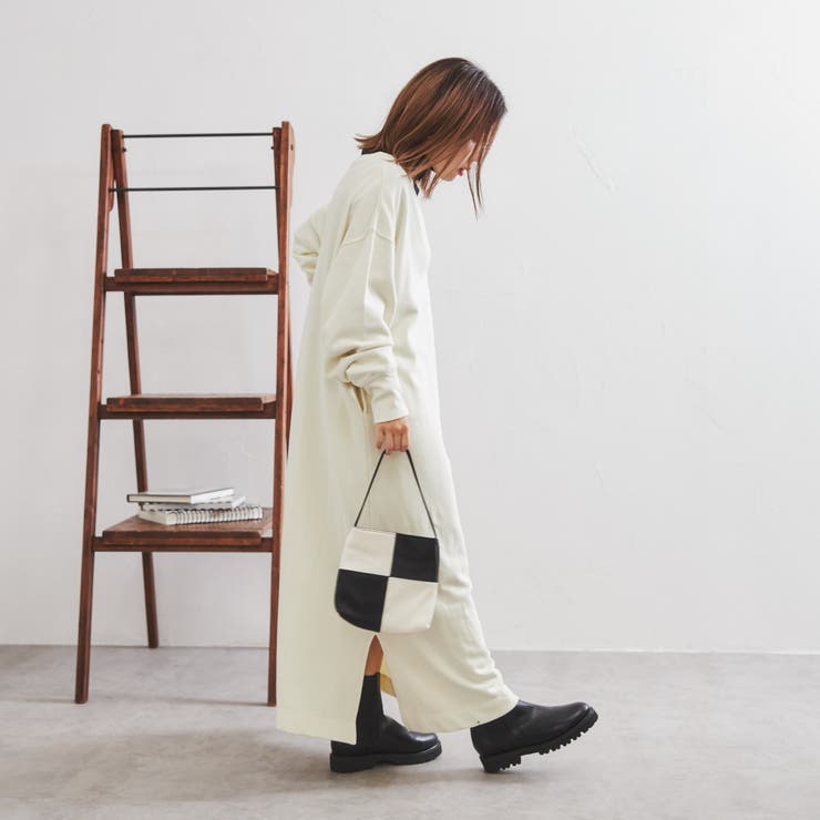 WEB限定】ピグメント裏毛スウェットワンピース[品番：COEW0003694