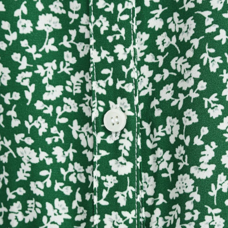 小花柄プリントフリルバンドカラーシャツワンピーズ | coen【women】 | 詳細画像14 